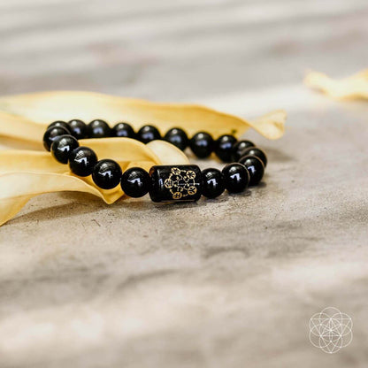 Rainbow Obsidian Protection Bracelet